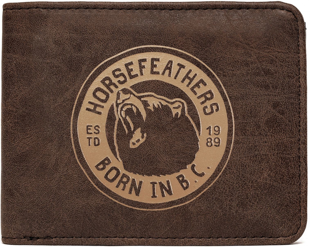 peněženka HORSEFEATHERS Gord Wallet Brown