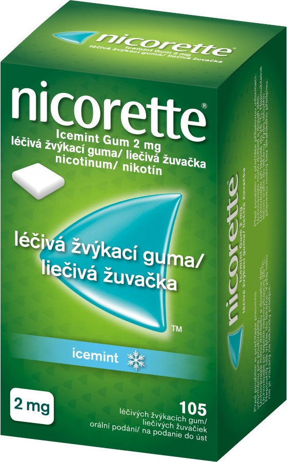 NICORETTE ICEMINT GUM ORM 2MG GUM MND 105