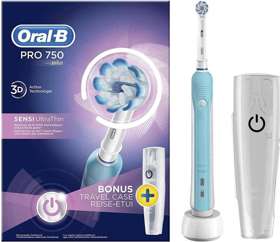 Oral-B Pro 750 Sensi Ultrathin Blue