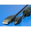 WIRETEK Kabel USB2.0 A-mini Panasonic 8pin 1,8m