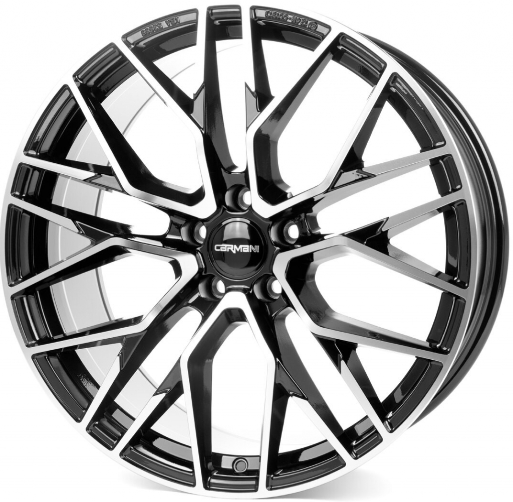 Carmani 20 8x18 5x112 ET39 black polished