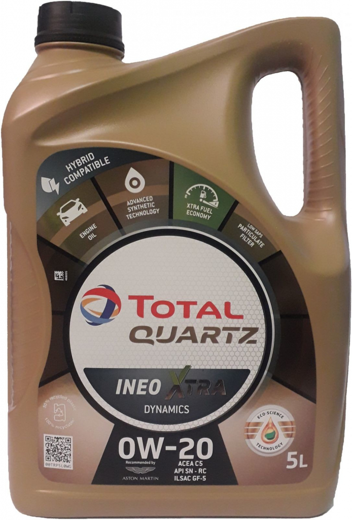 Total Quartz INEO Xtra Dynamic 0W-20 5 l