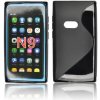 Pouzdro kryt pro telefon - Nokia N9, černý vzor S