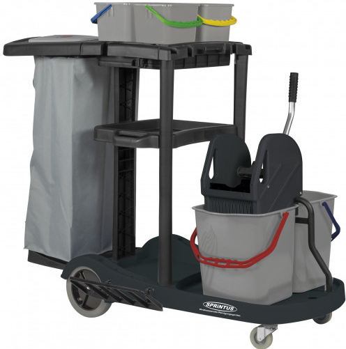 Sprintus Kompletní úklidový vozík včetně pytle na odpadky 301133