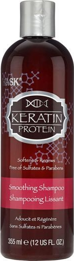 HASK Keratin Protein uhlazující šampon pro poškozené a chemicky zničené vlasy 355 ml