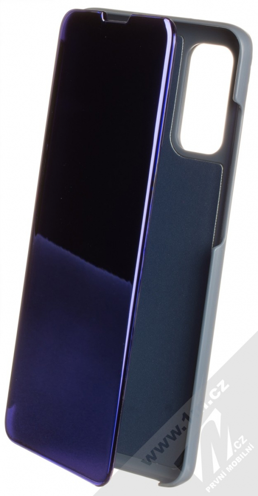 Pouzdro 1Mcz Clear View Samsung Galaxy S20 modré