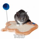 Trixie ŠKRABADLO deska s hračkou tvar PACKA 36 x 34cm