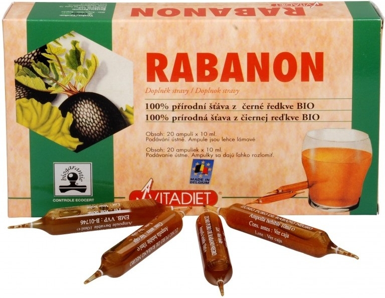 Vitadiet Rabanon extrakt z černé ředkve 20 x 10 ml