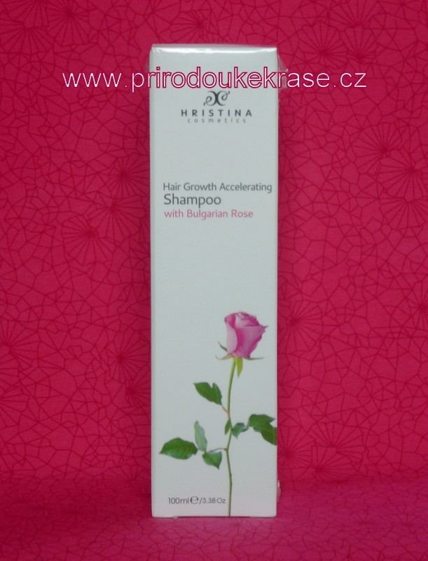 Hristina přírodní šampon na podporu růstu vlasů Bulharská růže 100 ml