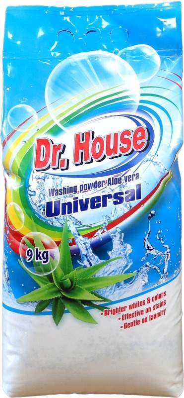 Dr.House Prášek na praní Universal 9 kg 90 PD