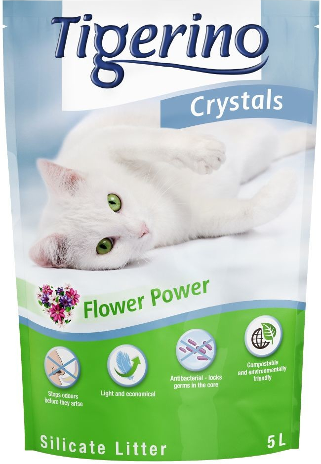 Tigerino Crystals Flower Power Kočkolit 6 x 5 l