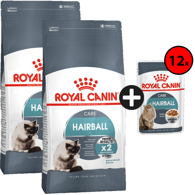 Royal Canin Hairball Care granule pro kočky pro správné vylučování 2 x 10 kg