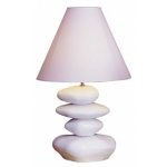 stolní lampa Bílé kameny