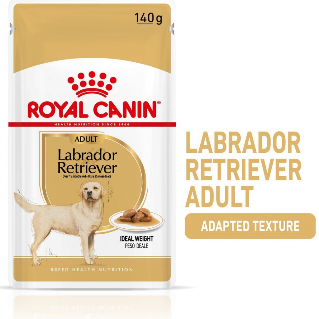 Royal Canin Labrador Retriever Adult kousky v omáčce pro psy 10 x 140 g