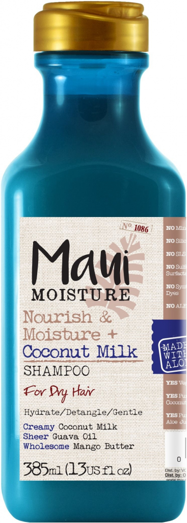 Maui Moisture Nourish & Moisture + Coconut Milk šampon 385 ml