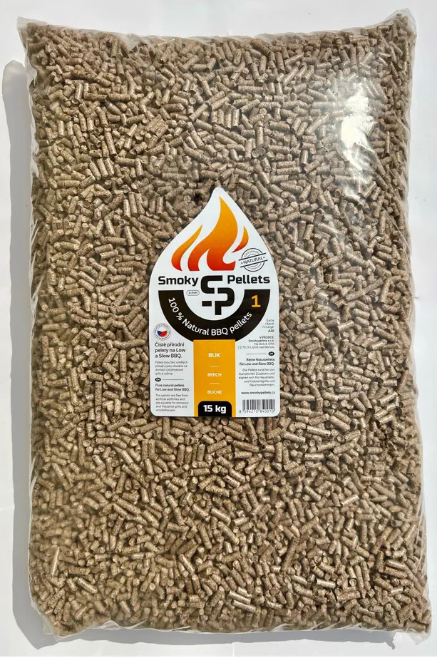 Smoky Pellets Dřevěné pelety Buk 15 kg