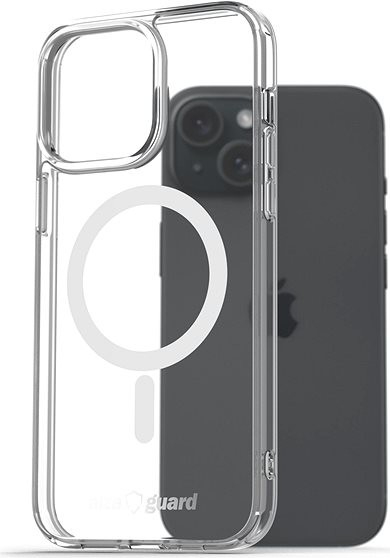 AlzaGuard Crystal Clear TPU Case Compatible with Magsafe iPhone 15