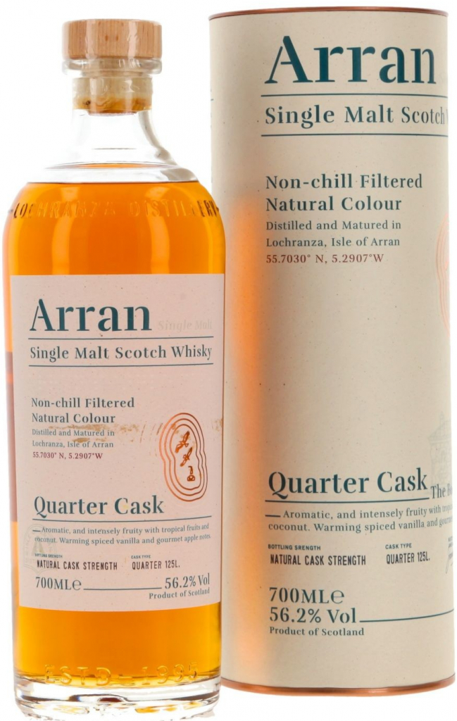 Arran Quarter Cask The Bothy 56,2% 0,7 l (tuba)