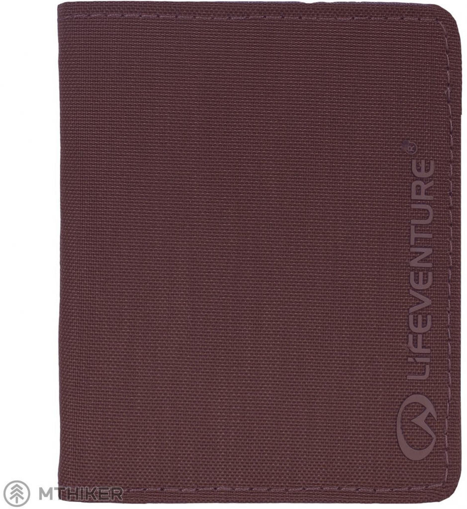 Lifeventure RFiD Protected Tri-Fold plum