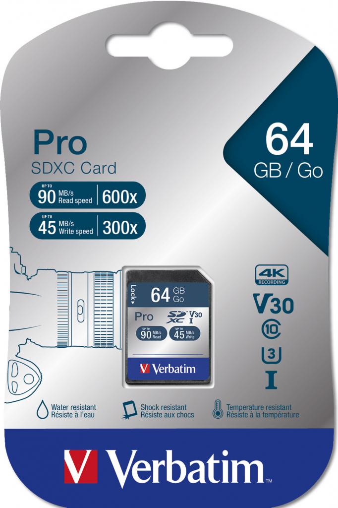 Verbatim Pro U3 SDXC 64 GB 47022