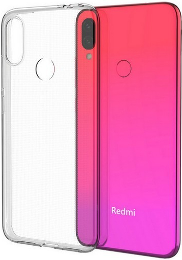 Pouzdro TopQ Xiaomi Redmi Note 7 silikon 1 mm čiré