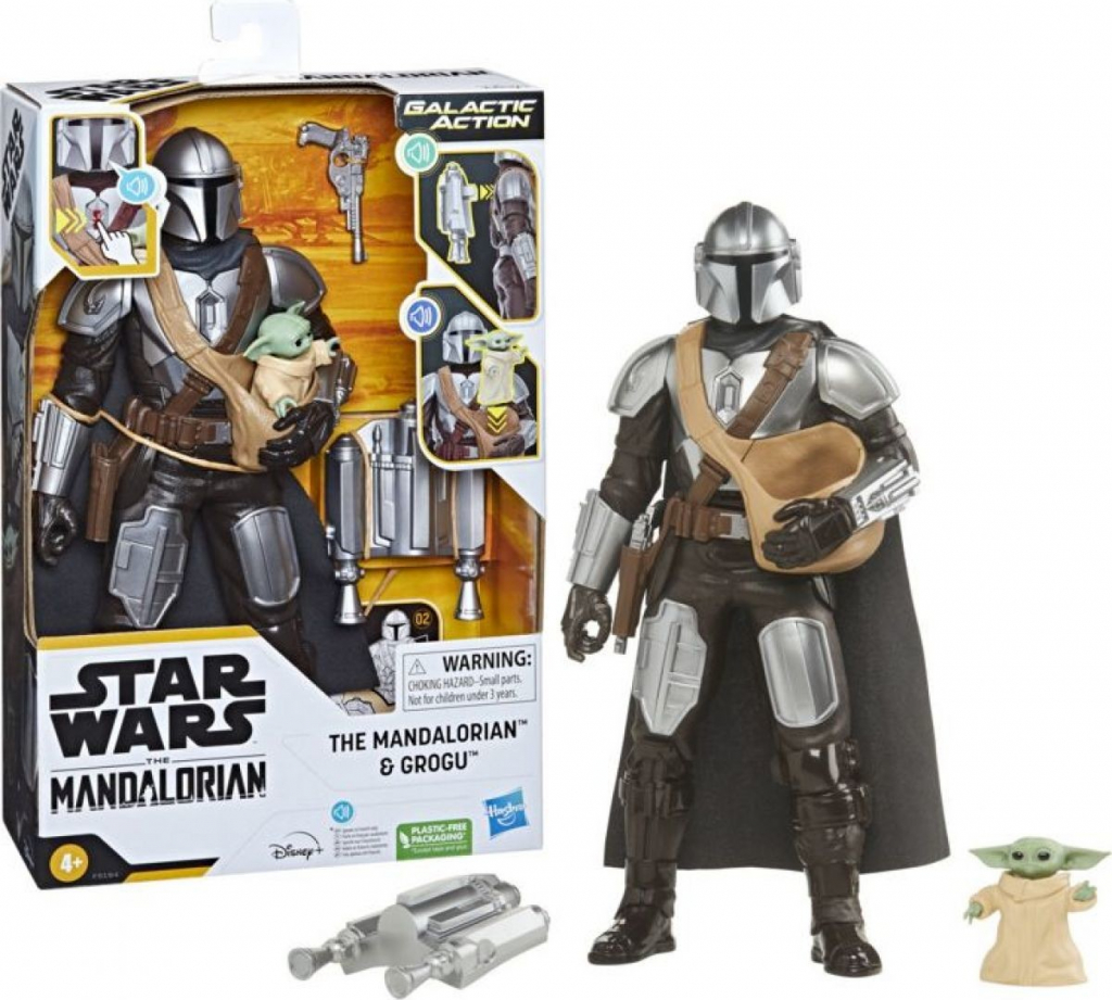 Hasbro Star Wars Mandalorian a Grogu se zvuky