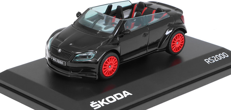 Abrex škoda Fabia RS2000 Concept Car černá 1:43