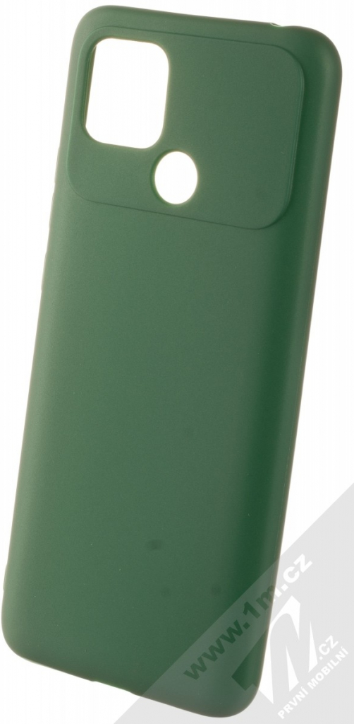 Pouzdro 1Mcz Matt Skinny TPU Ochranné silikonové Xiaomi Poco C40 tmavě zelené