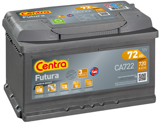 Centra Futura 12V 72Ah 720A CA722