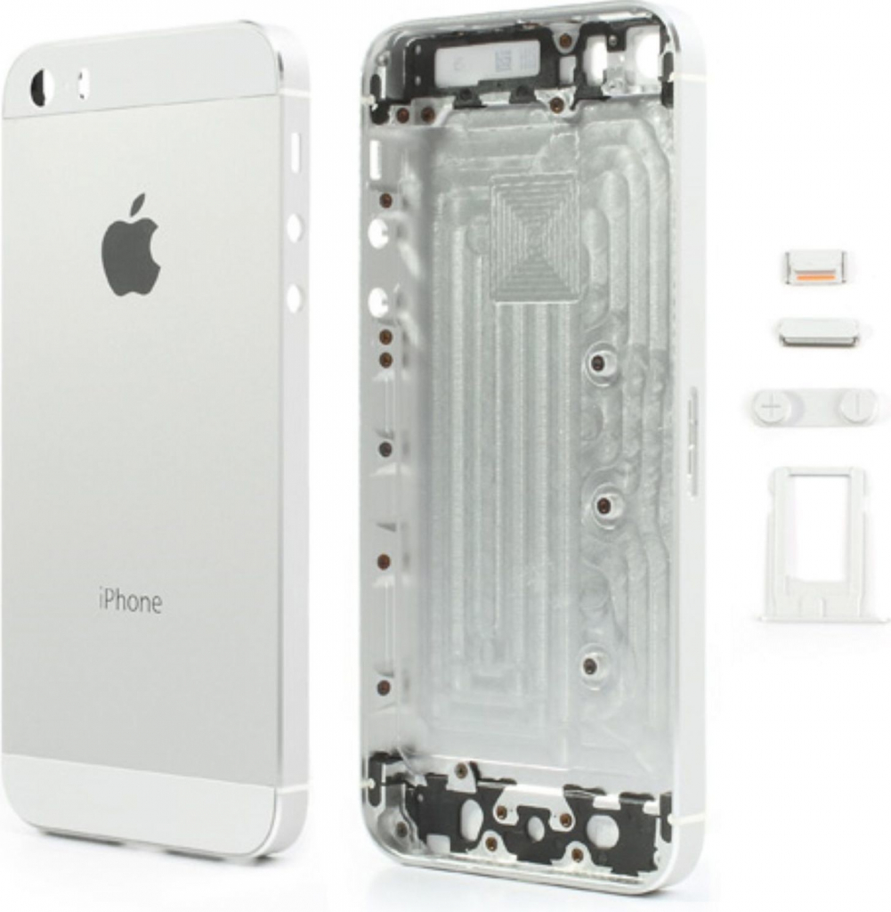 Kryt Apple iPhone 5S Zadní stříbrný