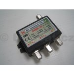 Aktivní rozbočovač pro DVB-T 3x výstup, +20dB F konektory
