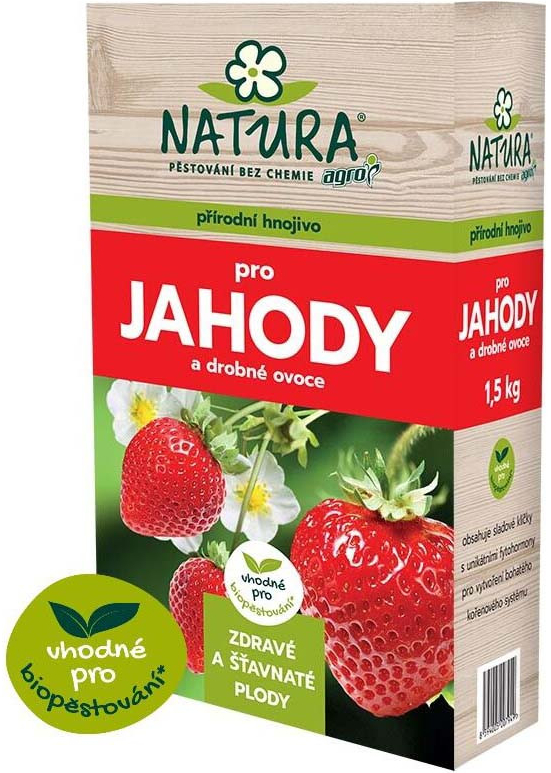 AGRO CS NATURA Přírodní hnojivo pro jahody a drobné ovoce 1 l