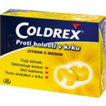 Coldrex citron s medem proti bolesti v krku 20 pastilek
