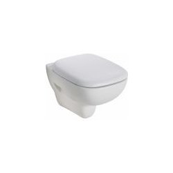 Sanitec Kolo Style Závěsná WC mísa s hlubokým splachováním včetně WC sedátka s pomalým zavíráním 51 x 35,6 x 33,5 cm - L23100.L20112