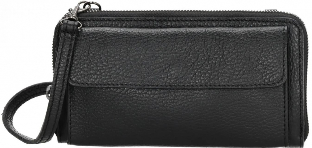 Pouzdro Charm London Malá kožená kabelka L626-001 černé moderní psaníčko