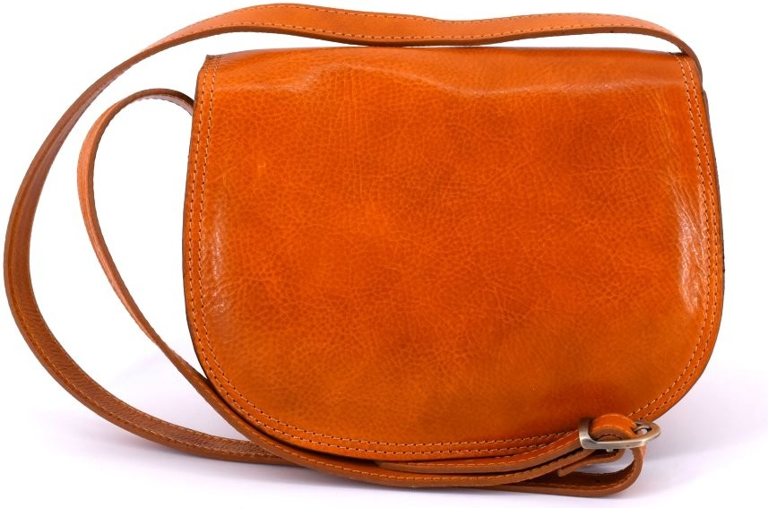 Arteddy dámská kožená kabelka crossbody lovecká camel