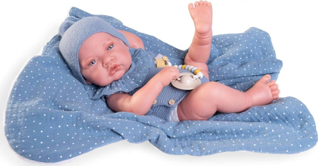 Antonio Juan 80219 SWEET REBORN NACIDO realistická miminko s celovinylovým tělem 42 cm