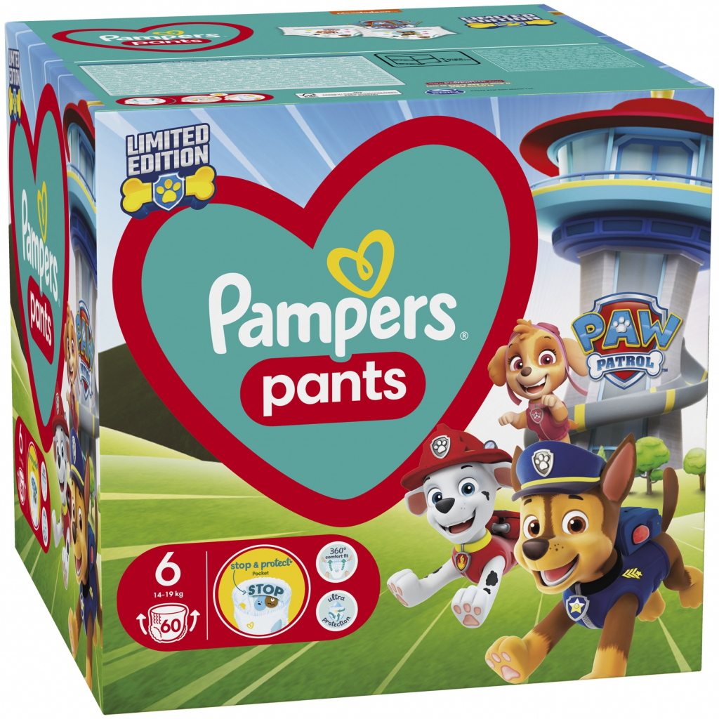 Pampers 6 14-19 kg 60 ks