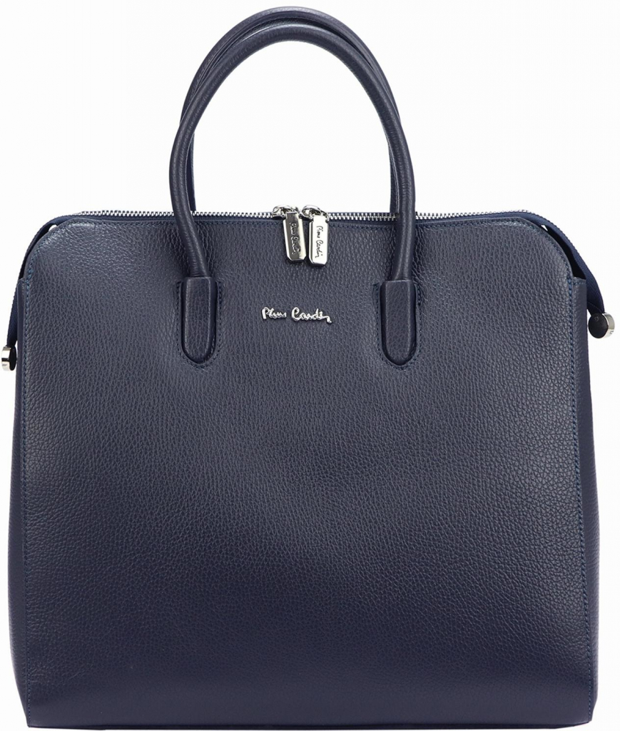 Pierre Cardin kožená kabelka 55045 TSC Dollaro námořnická modrá