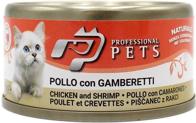 Professional Pets Naturale Cat kuře krevety 70 g