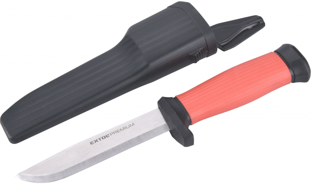 EXTOL nůž univerzální s plastovým pouzdrem 223/120mm