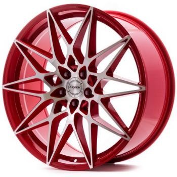 Axxion AX9 9x21 5x120 ET30 red polished
