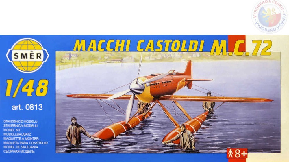 Směr Model letadlo Macchi M.C. 72 stavebnice letadla 75323 1:48