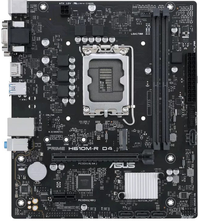 Asus PRIME H610M-R D4 90MB1B40-M0ECY0