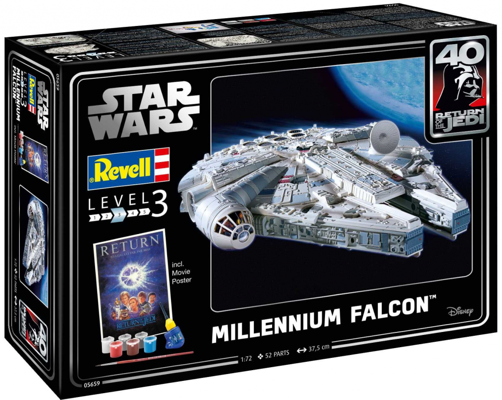 Revell Gift Set SW 05659 Millennium Falcon 1:72