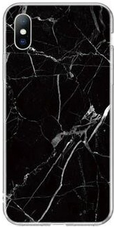 Pouzdro Wozinsky Silikonové Mramorové Samsung Galaxy S21 FE / FE 5G - černé