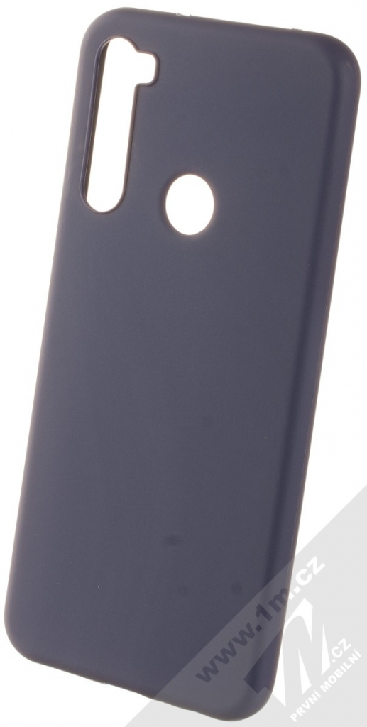 Pouzdro 1Mcz Matt TPU ochranné silikonové Xiaomi Redmi Note 8T tmavě modré
