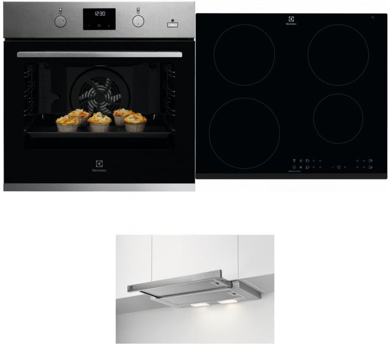 Set Electrolux KODGH70TX + LIR60430 + LFP326S