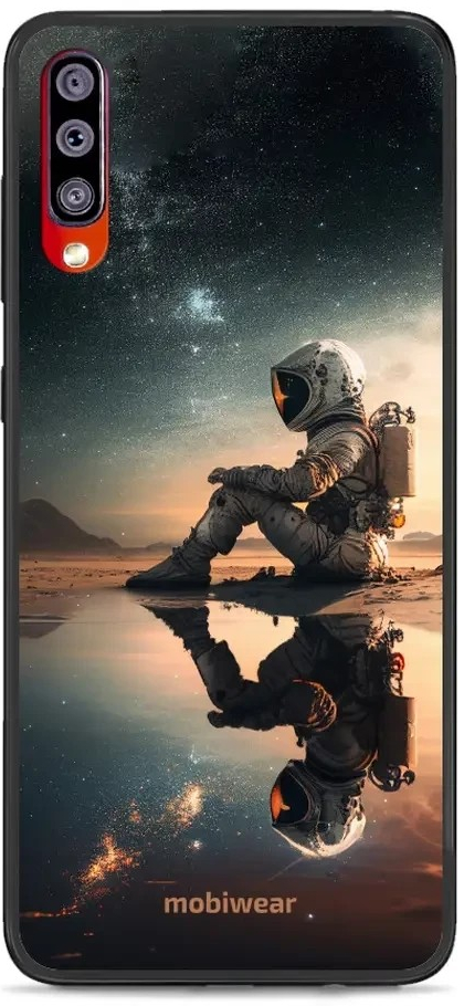 Pouzdro Mobiwear Glossy Samsung Galaxy A70 - G003G Astronaut na samotce
