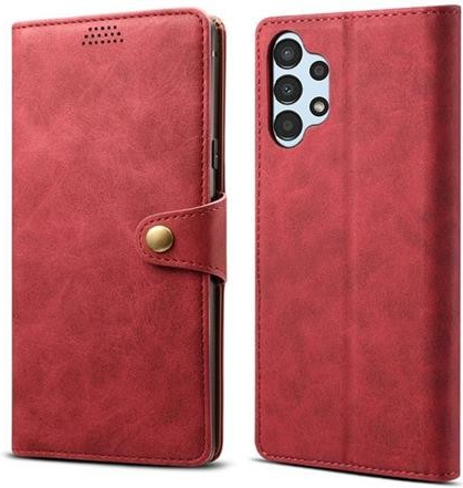 Pouzdro Lenuo Leather Samsung Galaxy A13, červené